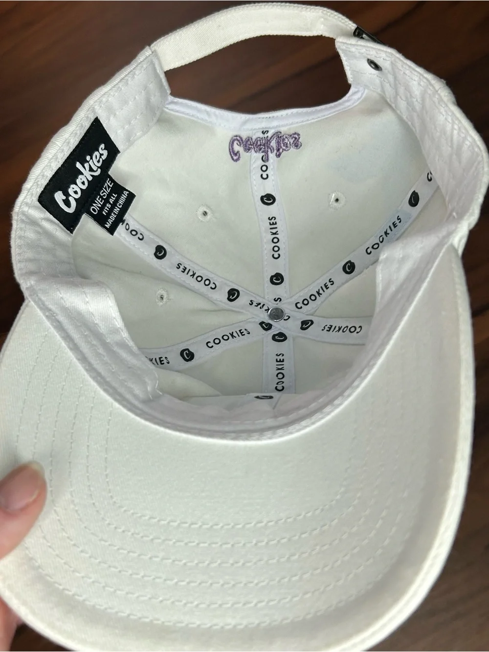 Cookies White Logo Patch Baseball Cap